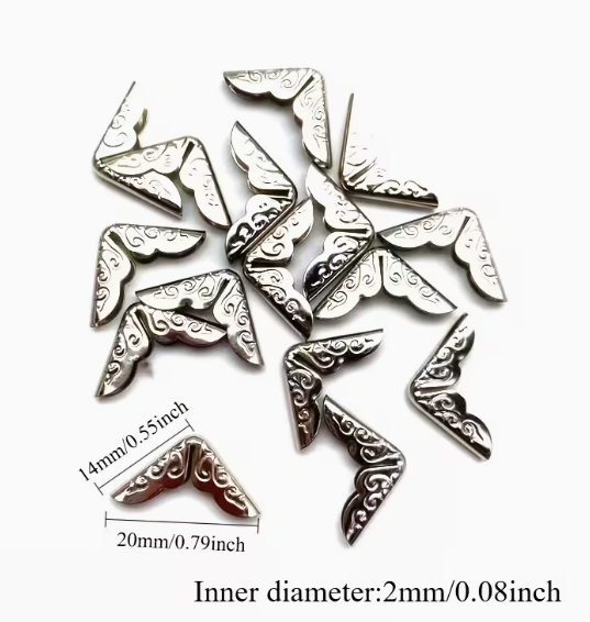 Metal Book Corners - 14mm - Pack of 20 - Image 6