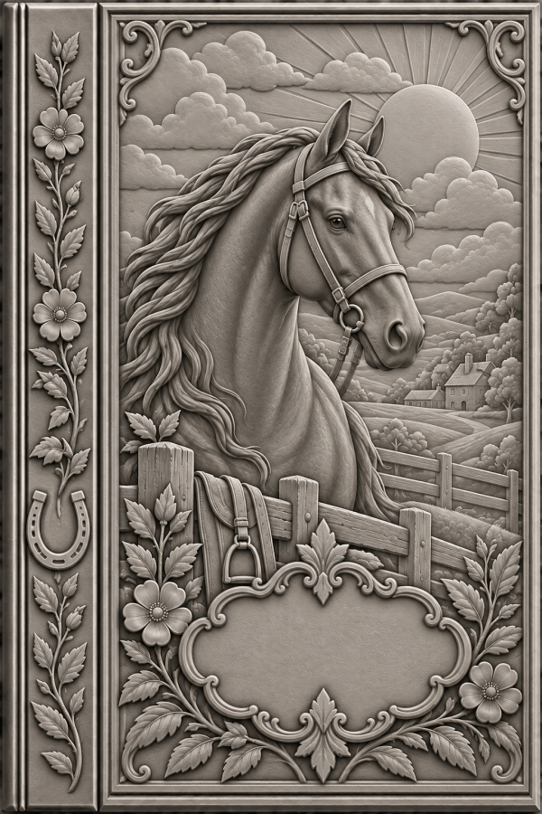 3D Printed A5 Embossed Book Cover – Primed & Ready to Paint - Image 17