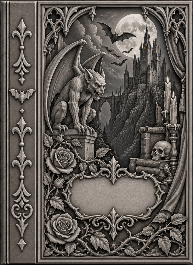 3D Printed A5 Embossed Book Cover – Primed & Ready to Paint - Image 20