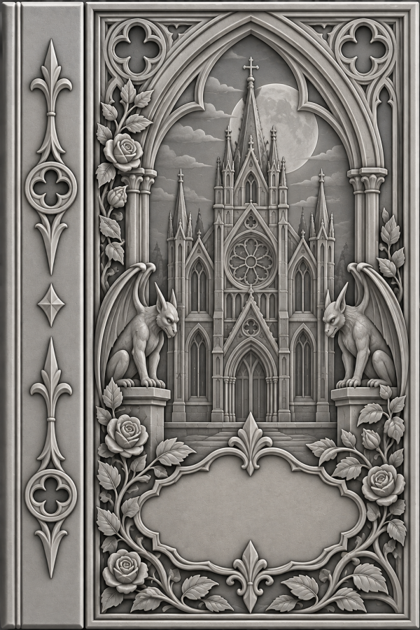 3D Printed A5 Embossed Book Cover – Primed & Ready to Paint - Image 13