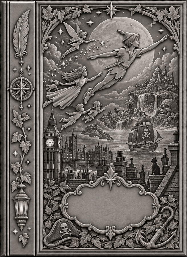 3D Printed A5 Embossed Book Cover – Primed & Ready to Paint - Image 9