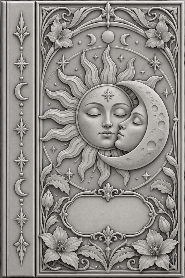 3D Printed A5 Embossed Book Cover – Primed & Ready to Paint - Image 7