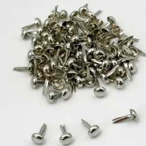 Mini Metal Brads for Bookbinding & Crafts – 20 Pack